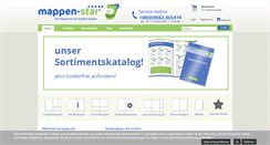 Desktop Screenshot of mappen-star.de
